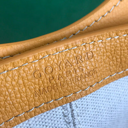 GOYA 26S BELUGA MINI BAG 23MM IN HONEY YELLOW GOYARDINE CANVAS AND CALFSKIN