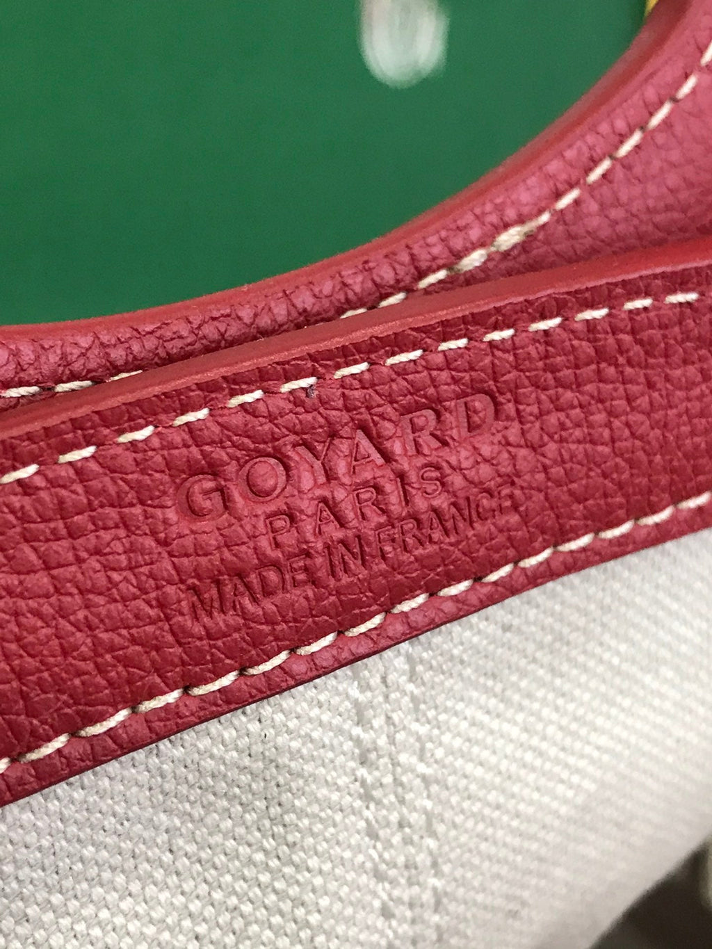 GOYA 26S BELUGA MINI BAG 23MM IN DARK RED GOYARDINE CANVAS AND CALFSKIN