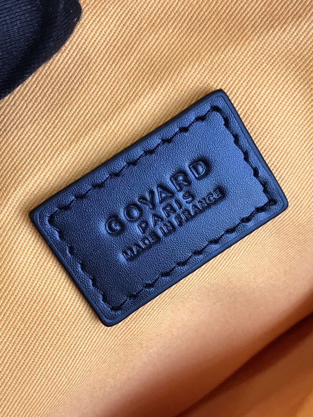 GOYA 26S BOEING 25MM IN BLACK GOYARDINE CANVAS AND CALFSKIN