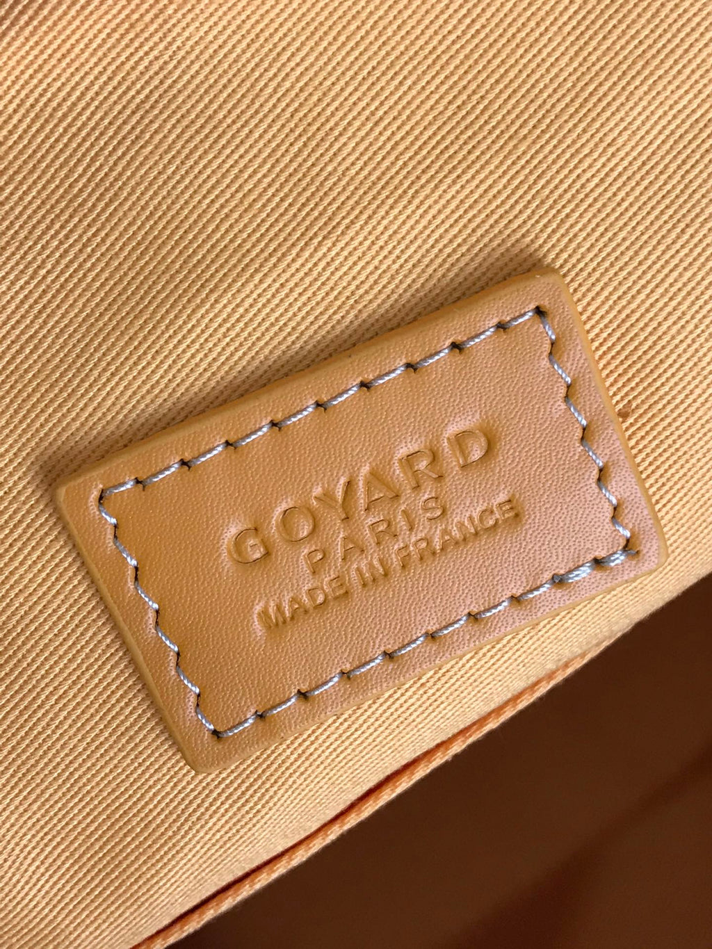 GOYA 26S BOEING 25MM IN HONEY YELLOW GOYARDINE CANVAS AND CALFSKIN