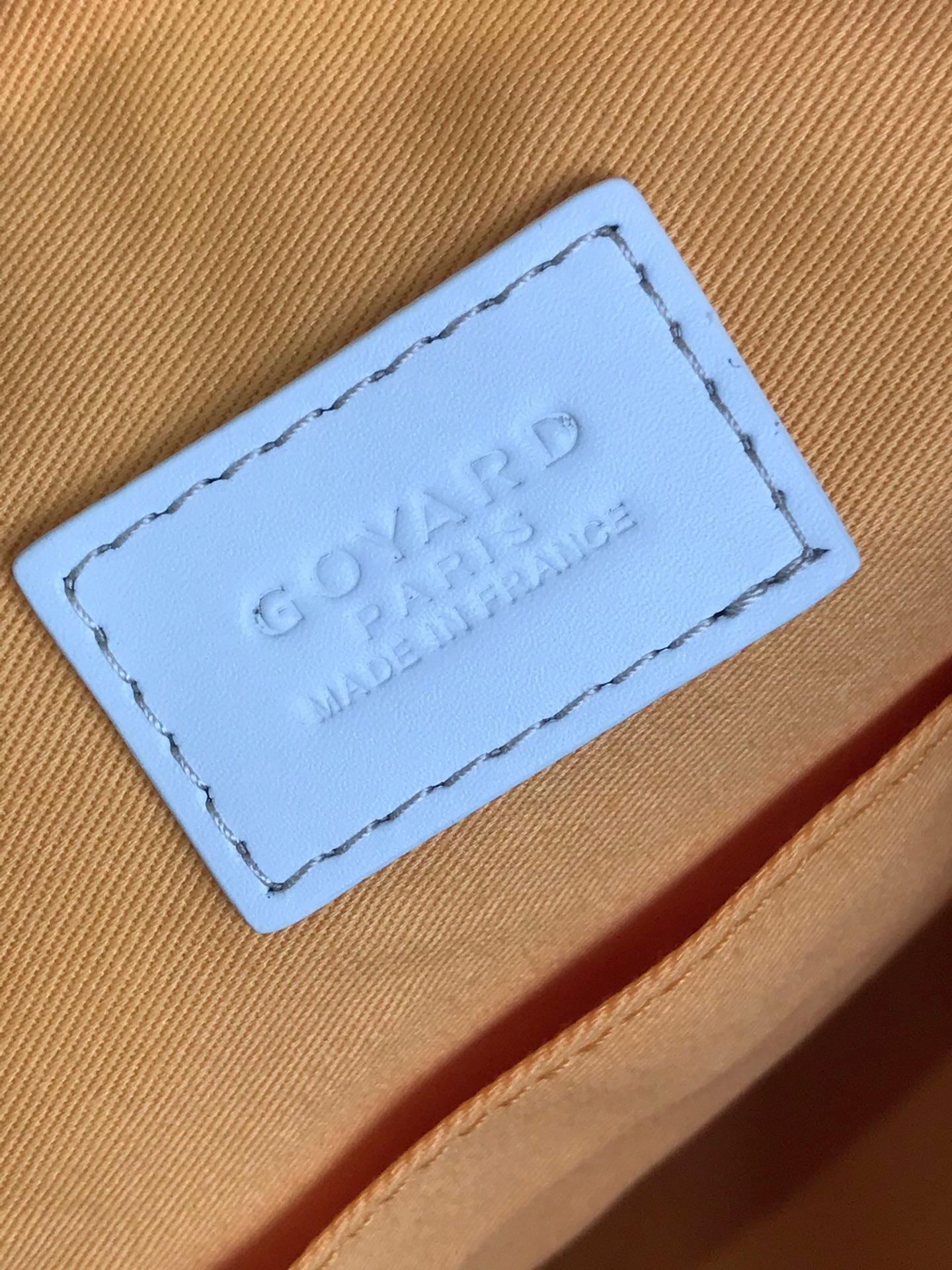 GOYA 26S BOEING 25MM IN CREAM WHITE GOYARDINE CANVAS AND CALFSKIN