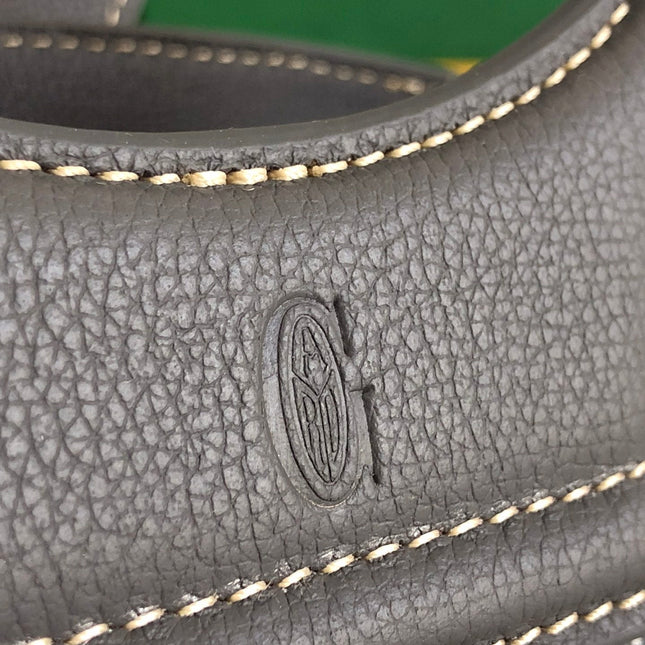 GOYA 26S BELUGA MINI BAG 23MM IN GREY GOYARDINE CANVAS AND CALFSKIN