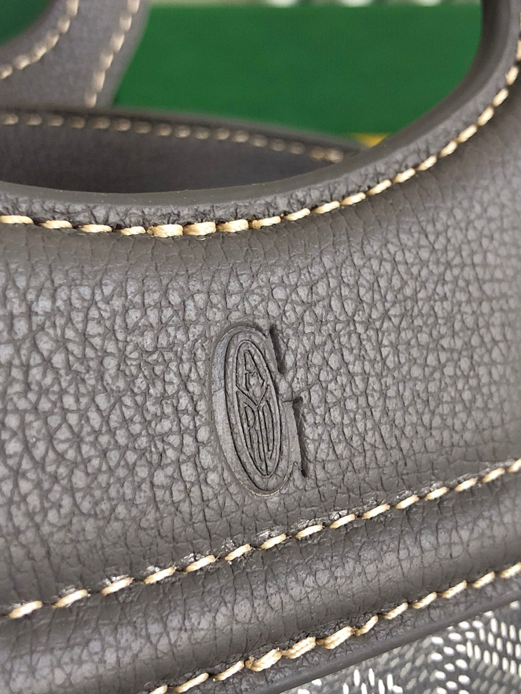 GOYA 26S BELUGA MINI BAG 23MM IN GREY GOYARDINE CANVAS AND CALFSKIN