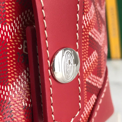 GOYA 26S BOEING 25MM IN DARK RED GOYARDINE CANVAS AND CALFSKIN