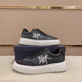 CD HOMME THICK-SOLE SNEAKERS BLACK CALFSKIN