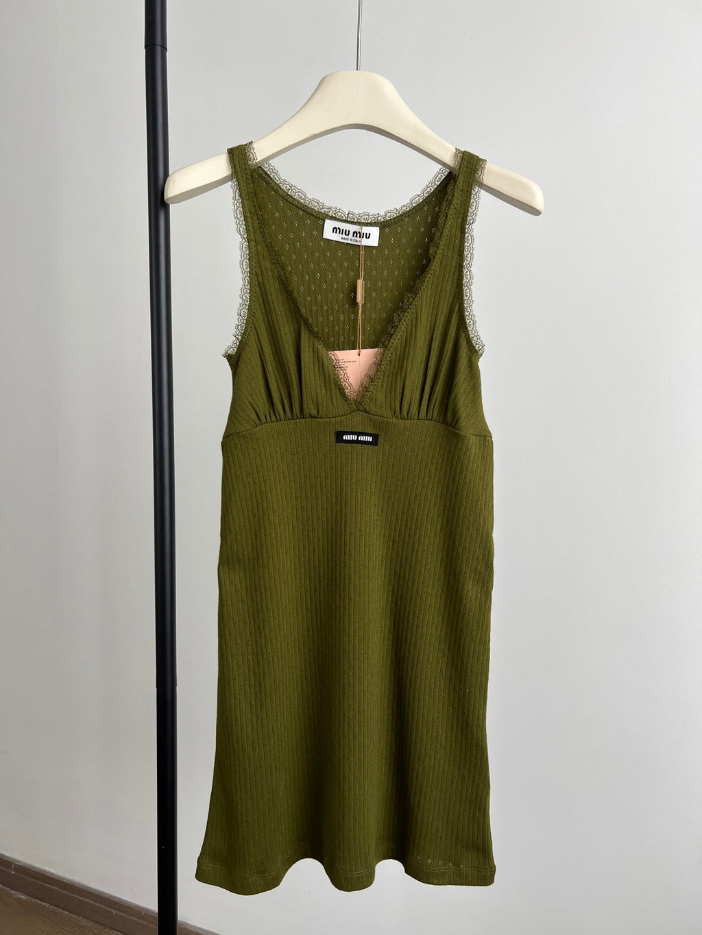 MIUMIU 26S SLEEVELESS KNIT DRESS 1230