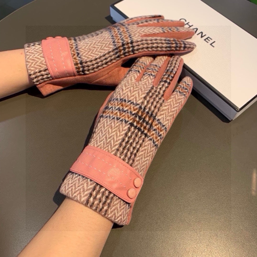 GLOVES IN COLORFUL WOOL 429244