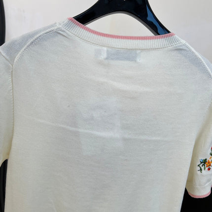 DIOR 26S SHORT-SLEEVED KNIT T-SHIRT 950