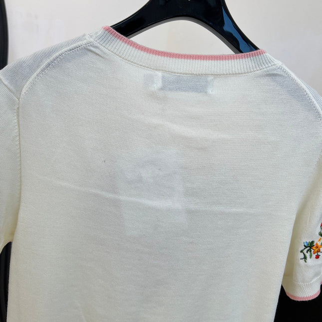 DIOR 26S SHORT-SLEEVED KNIT T-SHIRT 950