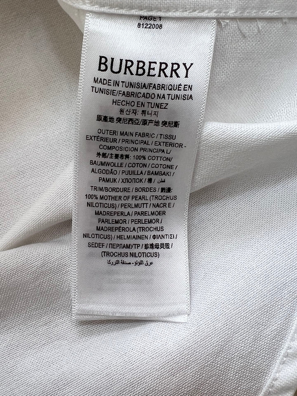 BURBERRY 26S SHIRT 387