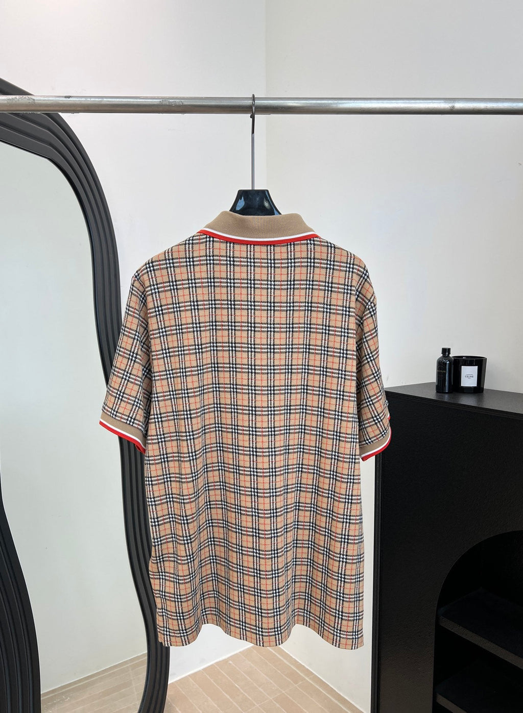 BURBERRY 26S SHORT-SLEEVE KNIT POLO SHIRT 425