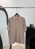 BURBERRY 26S SHORT-SLEEVE KNIT POLO SHIRT 425