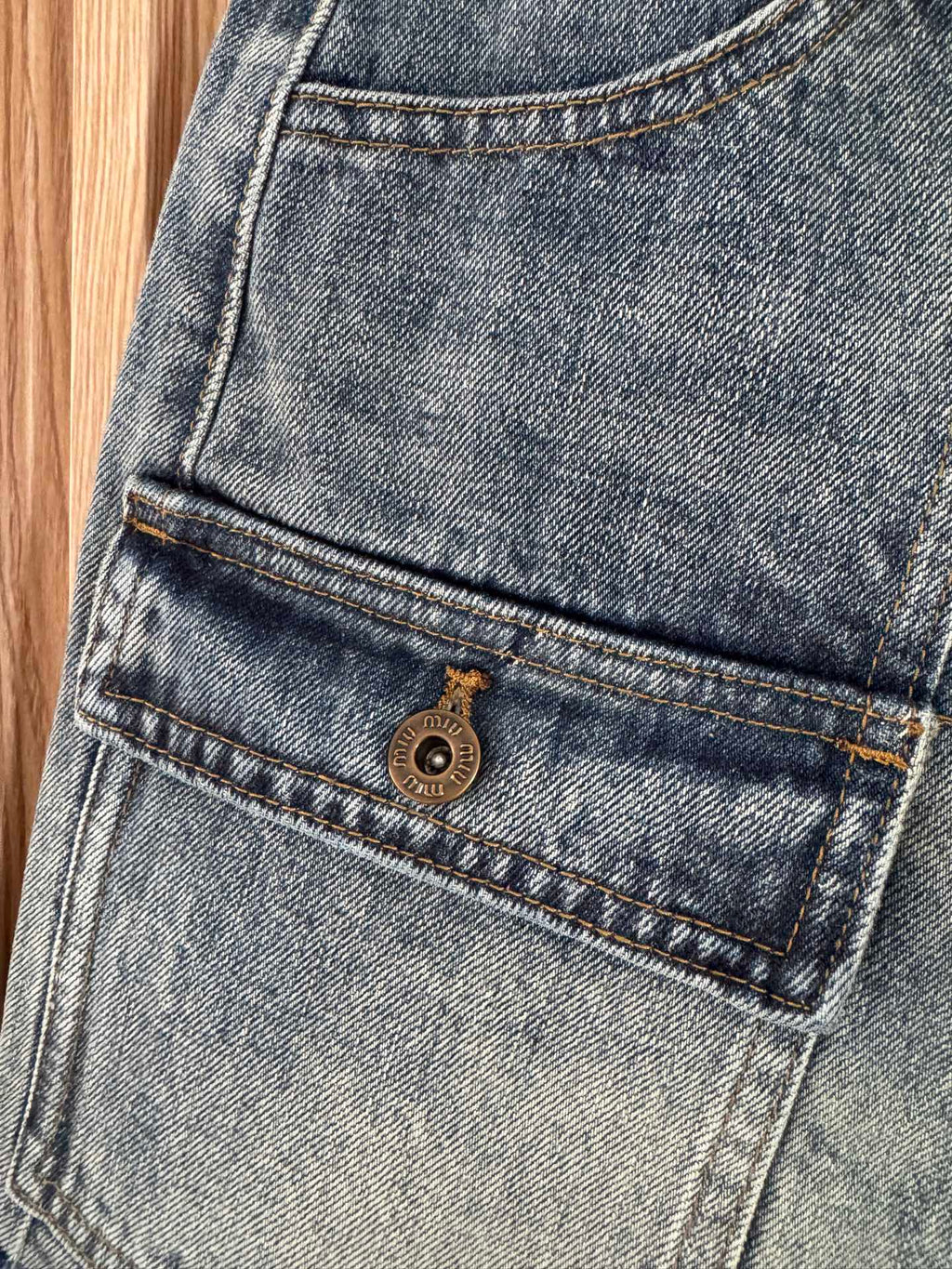MIUMIU 26S DENIM SHORTS 1194