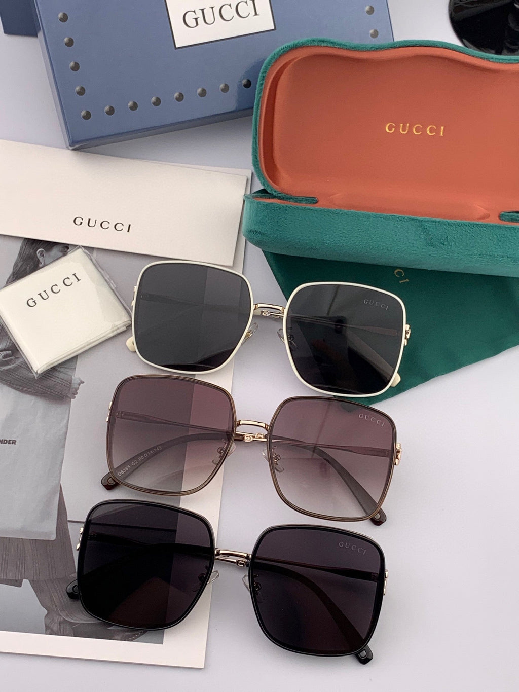 SQUARE FRAME SUNGLASSES G4634 IN METAL