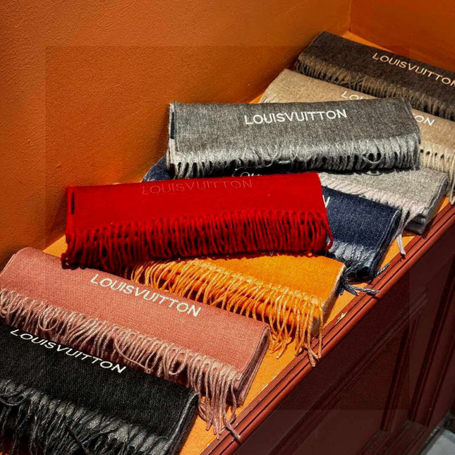 LV SCARF 180 CM IN CASHMERE 730569