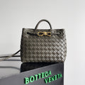 SMALL ANDIAMO 25 IN KAKI LAMBSKIN