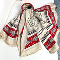 HERMES 25S SCARF 135 IN CASHMERE SILK 729039