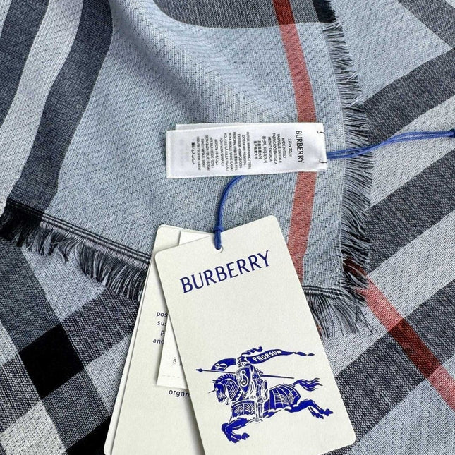 BBR SCARF 220 CM IN SILK CASHMERE 481241
