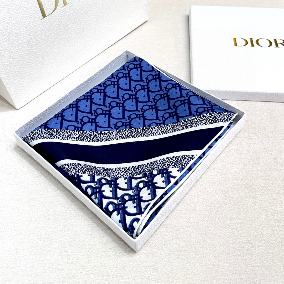 DIOR SCARF 90 CM IN SILK FABRIC 721513