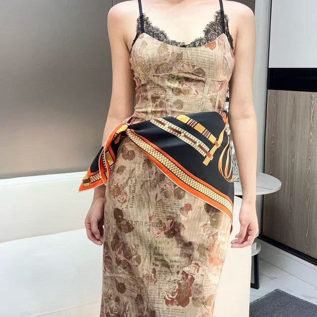 HERMES 25S SCARF 90 IN SILK 735840