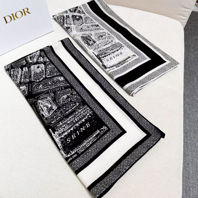 DIOR SCARF 110 CM IN SILK 730652