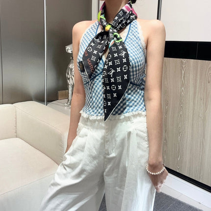 LV SCARF 90 CM IN SILK 733947