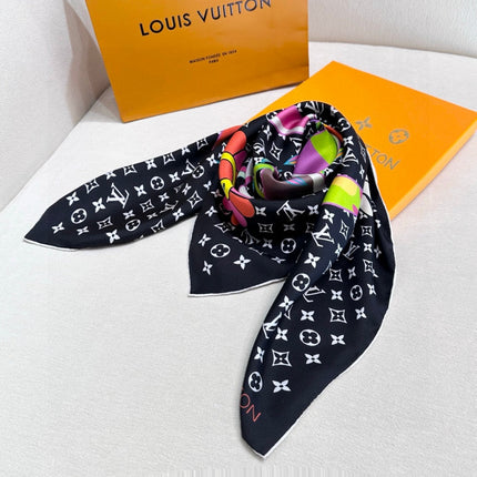 LV SCARF 90 CM IN SILK 733947