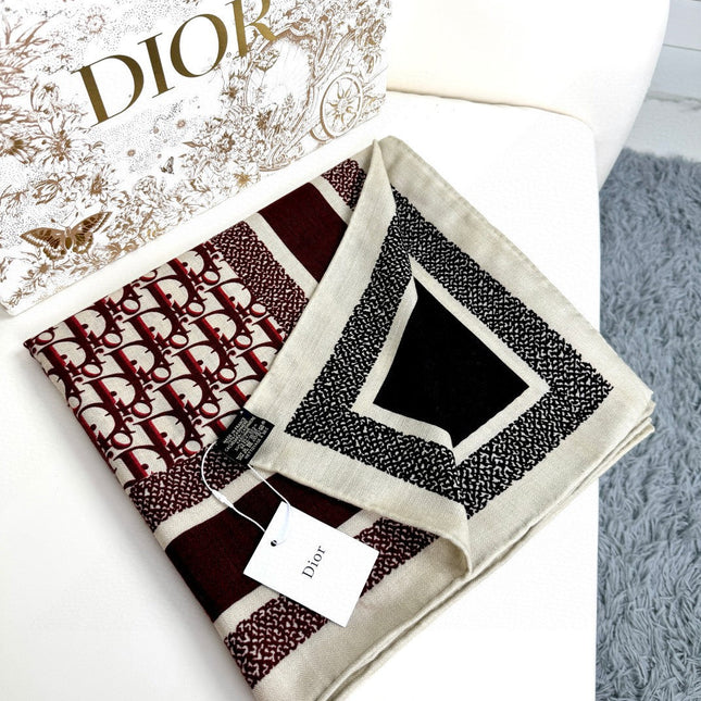 DIOR 26S SCARF 140CM IN CASHMERE SILK 304566