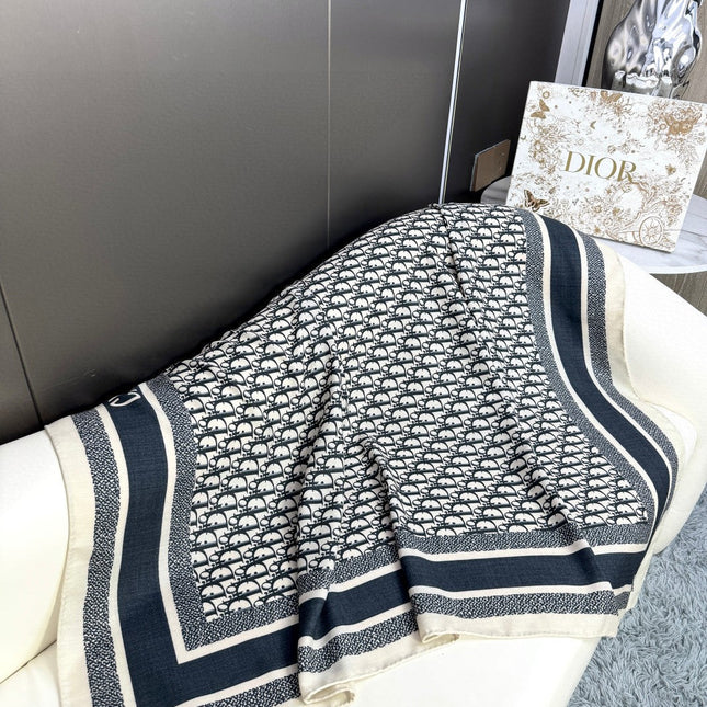 DIOR 26S SCARF 140CM IN CASHMERE SILK 304567