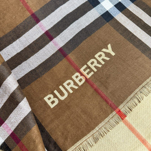 BURBERRY 26S SCARF 220CM IN CASHMERE SILK 303204