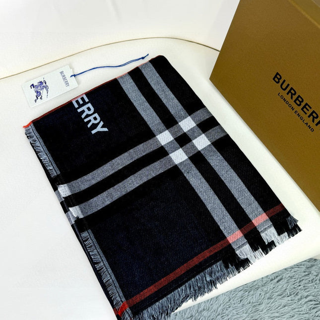 BURBERRY 26S SCARF 220CM IN CASHMERE SILK 303205