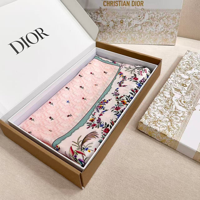 DIOR 26S SCARF 90CM IN SILK 309789