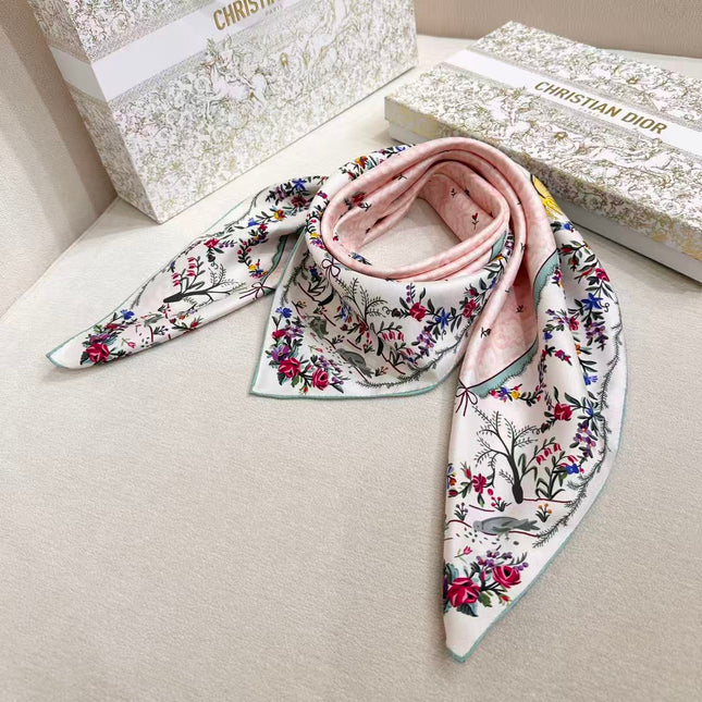 DIOR 26S SCARF 90CM IN SILK 309789