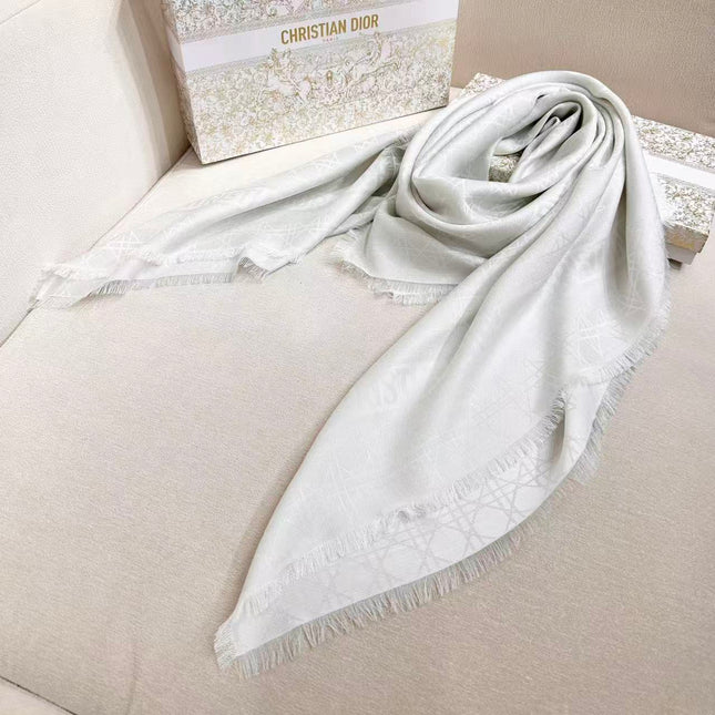 DIOR 26S SCARF 140CM IN CASHMERE SILK 303198