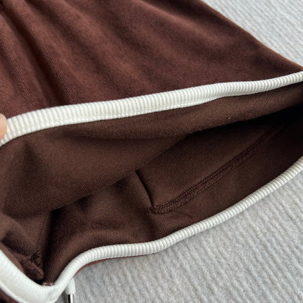 CELINE VELVET DRAWSTRING WAIST SHORTS 275633