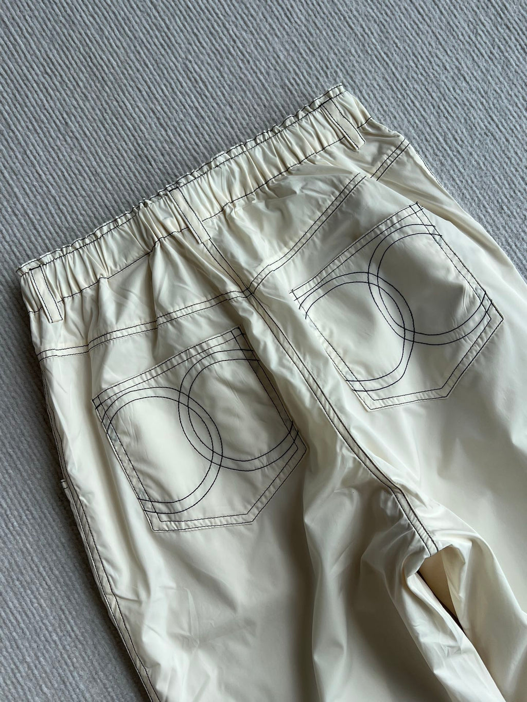 CHANEL BEIGE CASUAL PANTS 269664