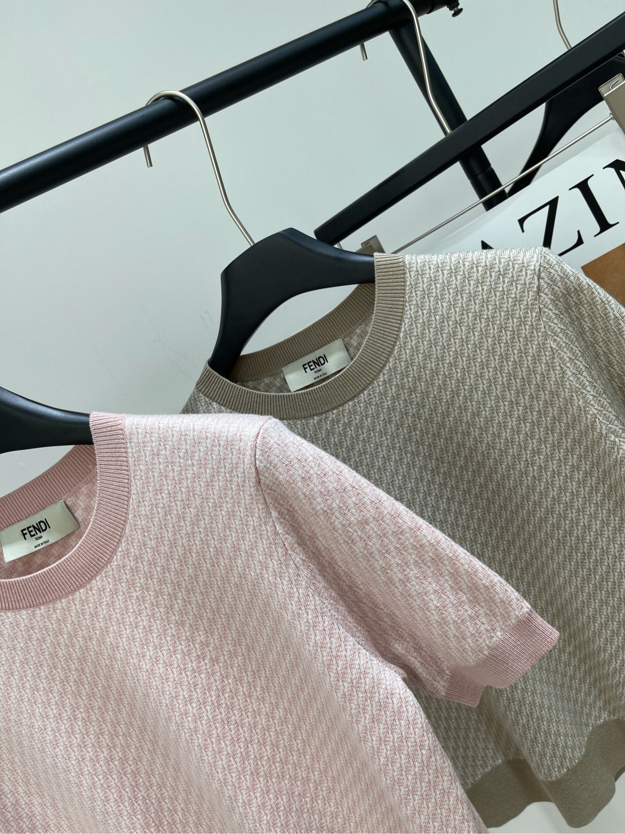 FENDI JACQUARD KNIT SWEATER 273205