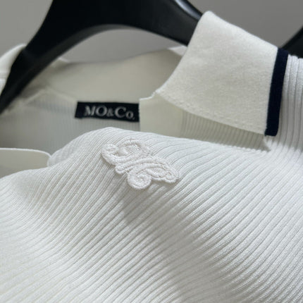 MO&CO. SUMMER KNIT POLO SHIRT IN NEW TENNIS-INSPIRED STYLE 267889