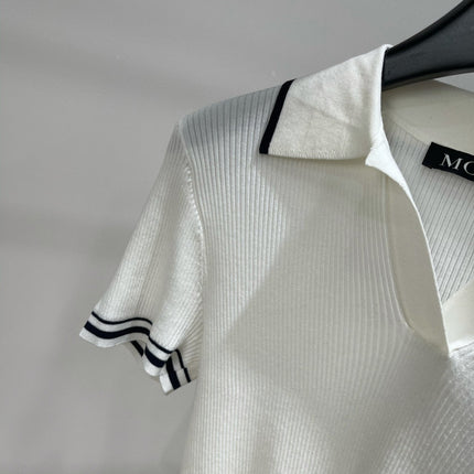 MO&CO. SUMMER KNIT POLO SHIRT IN NEW TENNIS-INSPIRED STYLE 267889