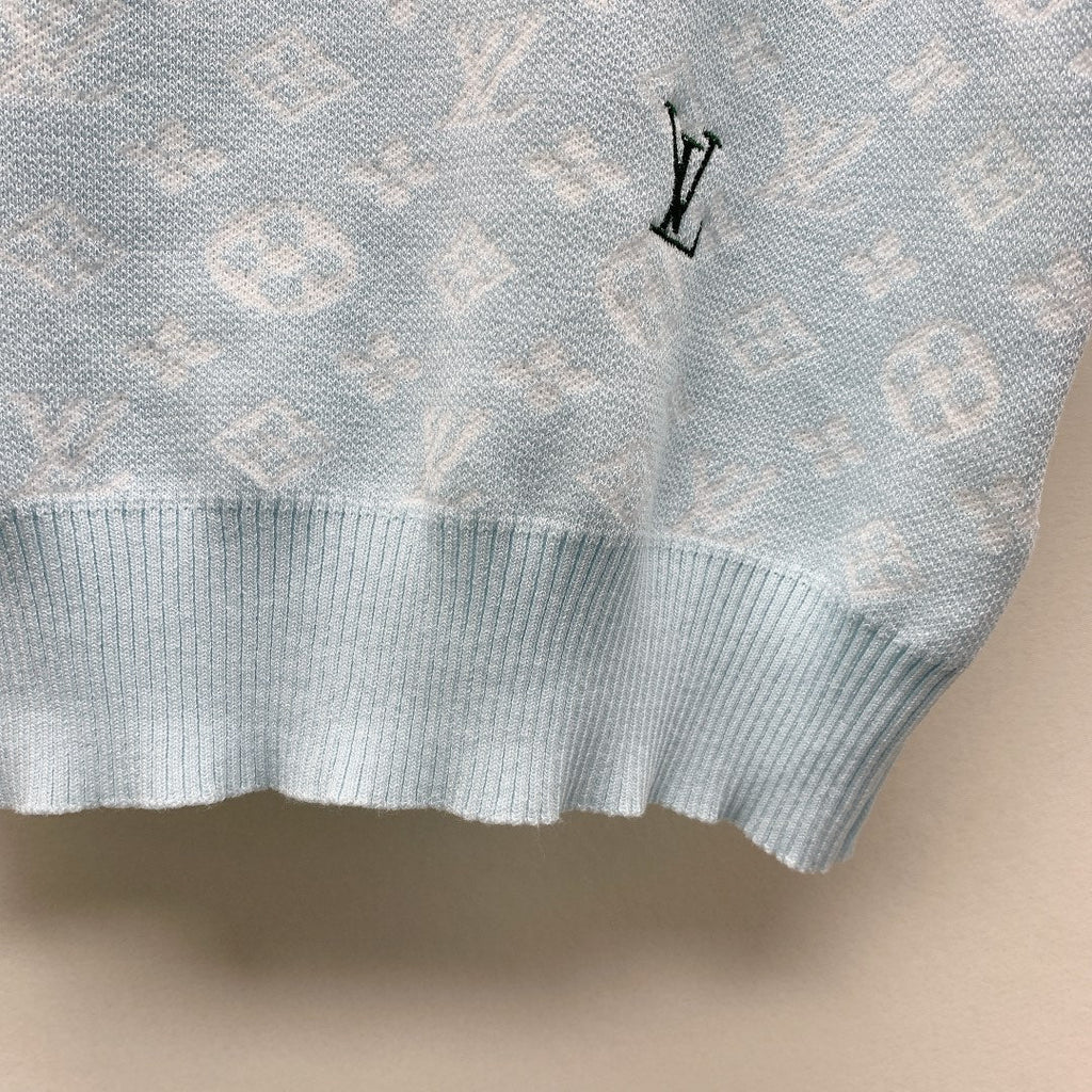 LV CREW NECK KNIT SWEATER 228111