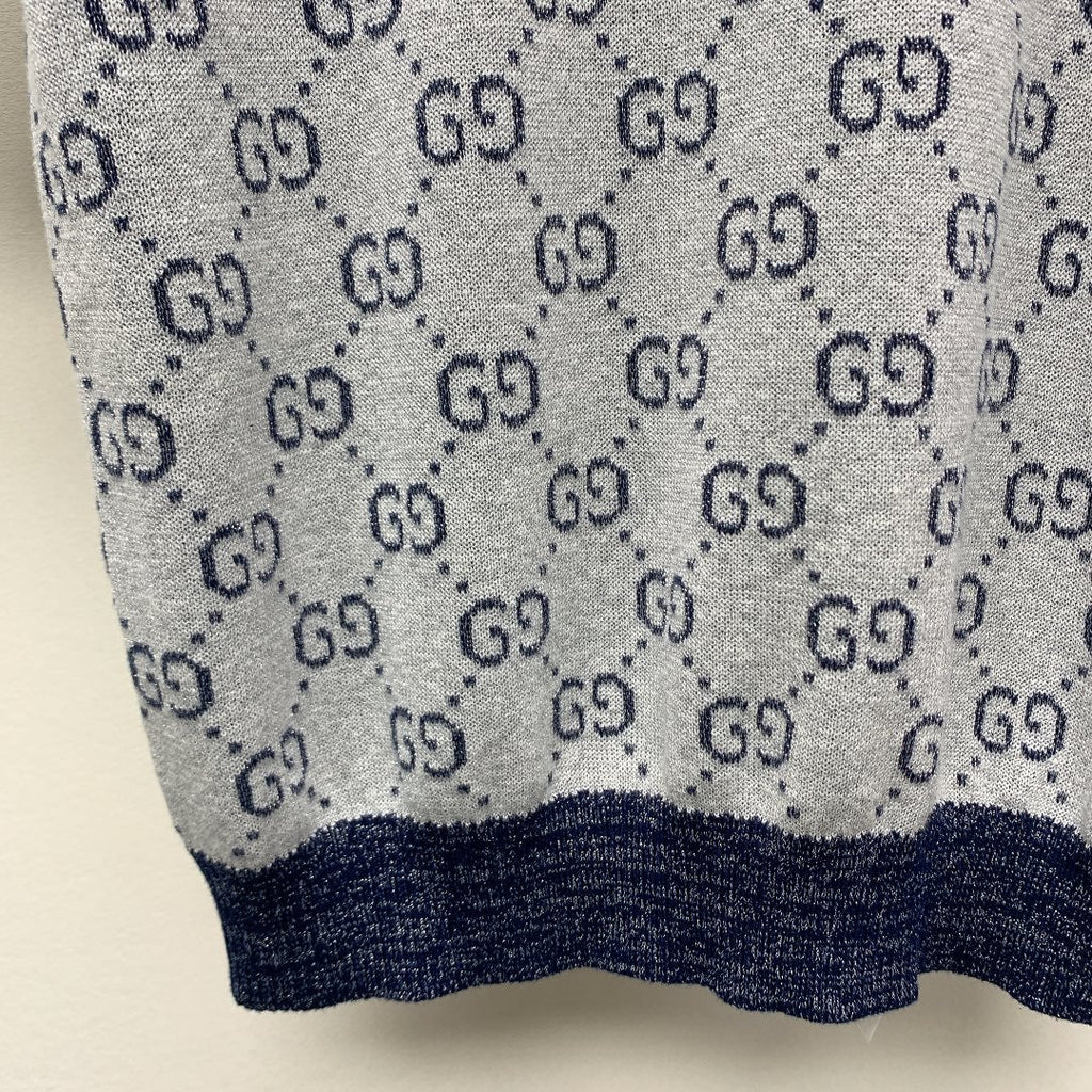 GUCCI SHORT-SLEEVE KNIT TOP 257394
