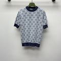 GUCCI SHORT-SLEEVE KNIT TOP 257394