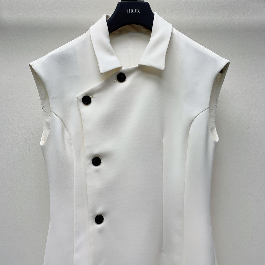 DIOR SLEEVELESS LONG POLO DRESS 275159