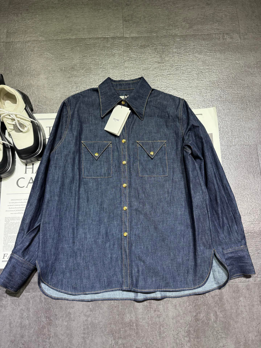 CELINE 26S DENIM SHIRT 157
