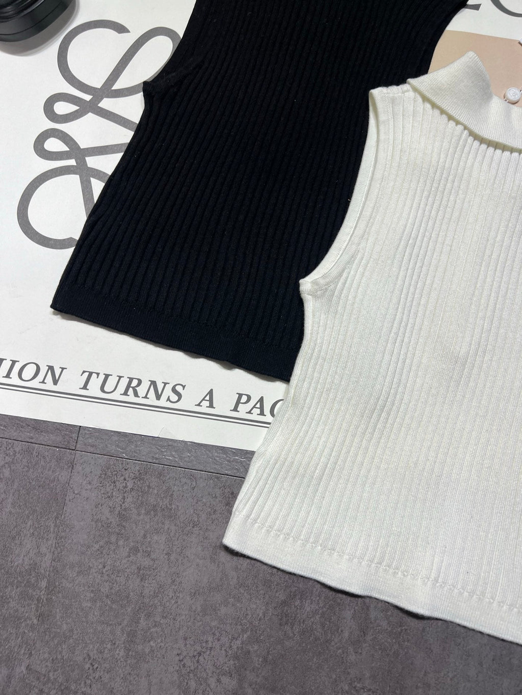 CHANEL 26S KNIT TANK TOP STYLE 1098