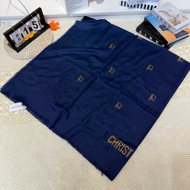 DIOR 26S SCARF 140CM IN SILK & CASHMERE 281269