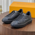 LV TIME OUT SNEAKER IN BLACK CALFSKIN