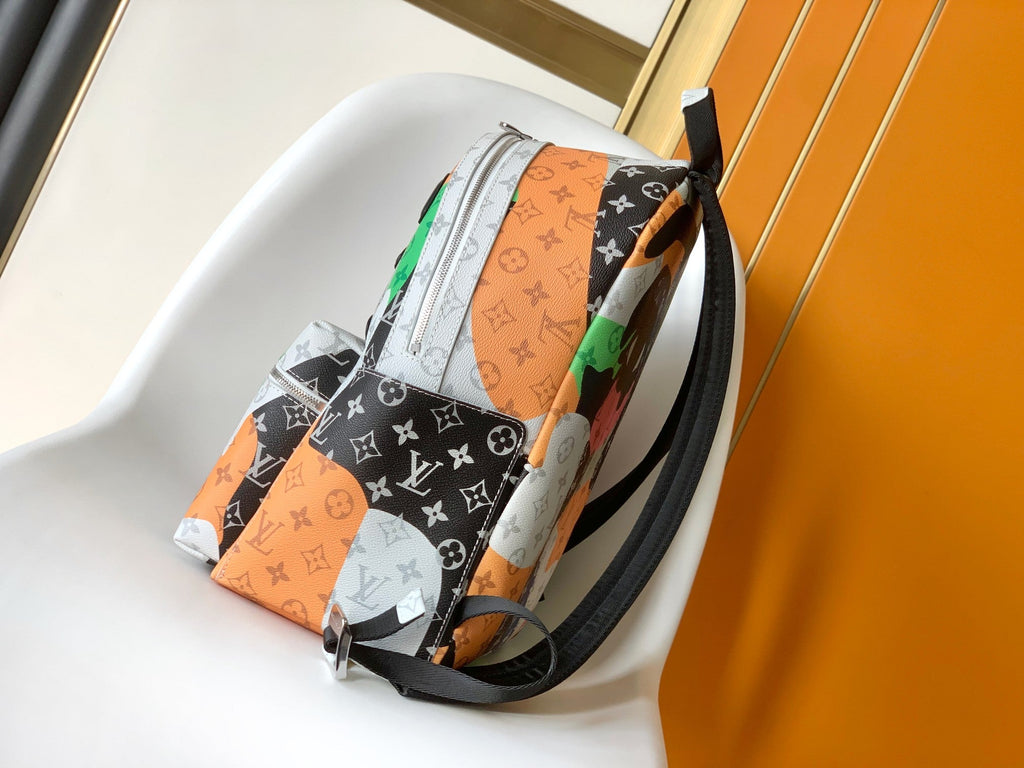 LV 26S DISCOVERY EYE BACKPACK 38 IN MULTICOLOR MONOGRAM CANVAS