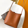 LV 25S LOW KEY HOBO BAG 28 CM IN BURNT ORANGE CALFSKIN