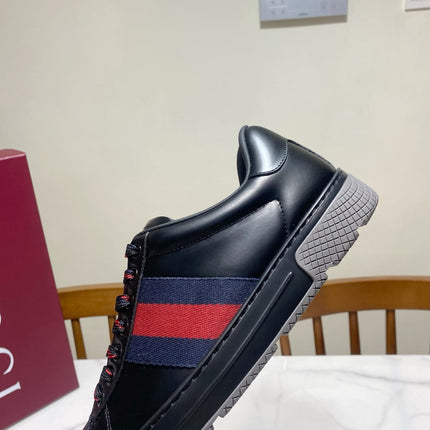 GUCCI 26S SNEAKER IN BLACK CALFSKIN